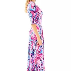 Lilly Pulitzer Marvista Wrap Maxi Dress NWT XXS